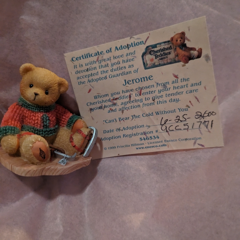 Cherished teddies jerome